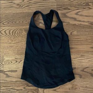 Lululemon black workout tank
